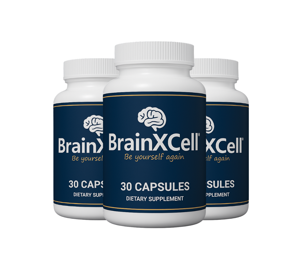 3 bottles of BrainXCell supplement